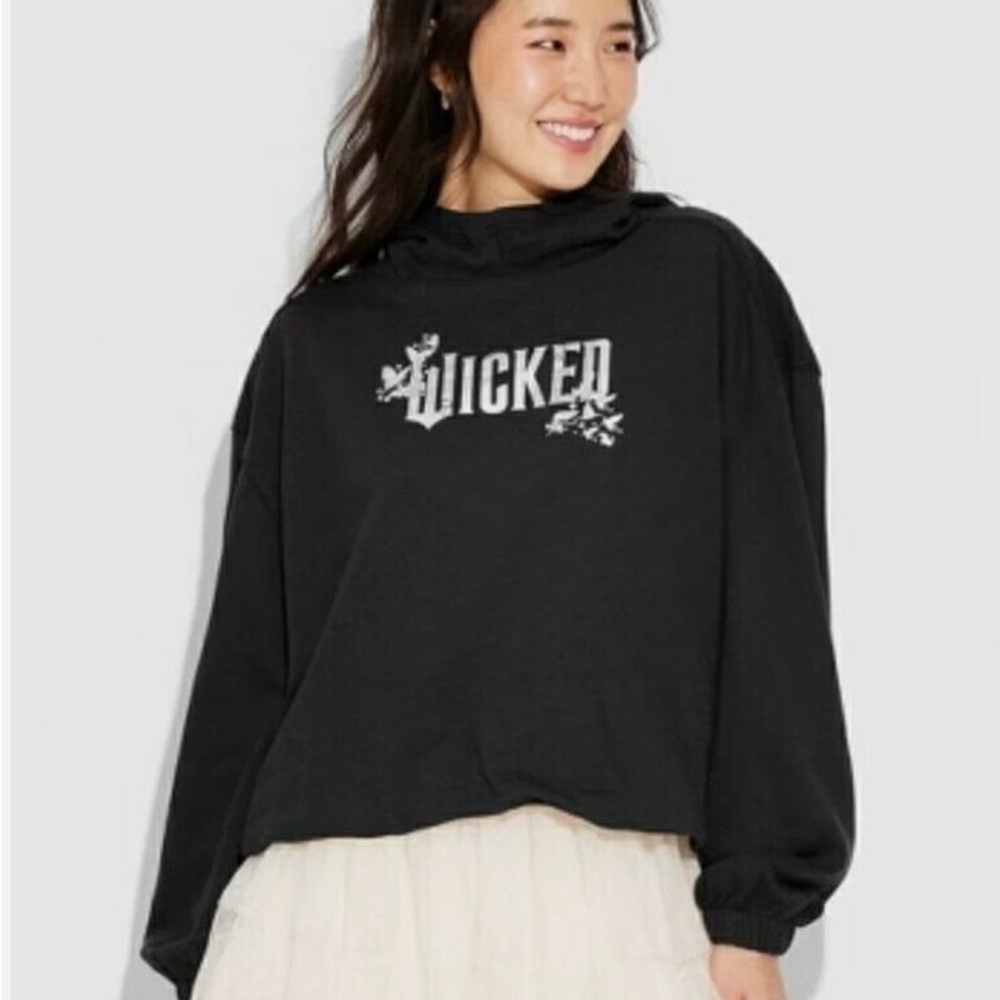 Black Graphic Women's Sweater